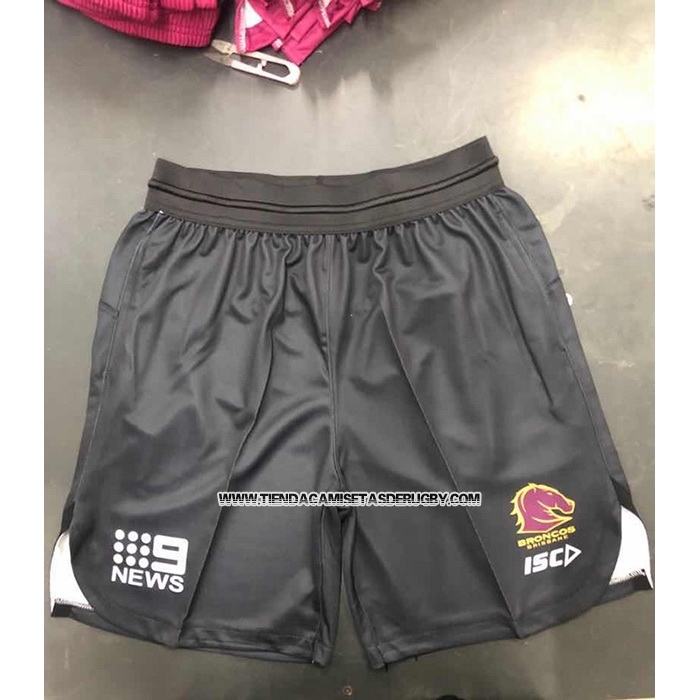 Pantalones Cortos Brisbane Broncos Rugby 2021 Gris